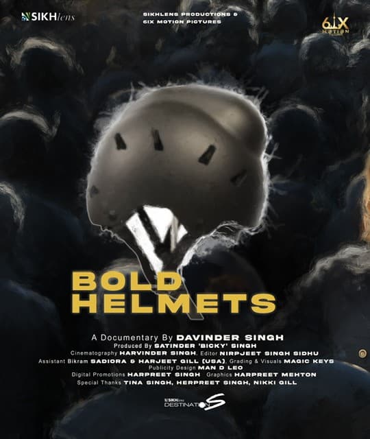 Bold Helmets Poster