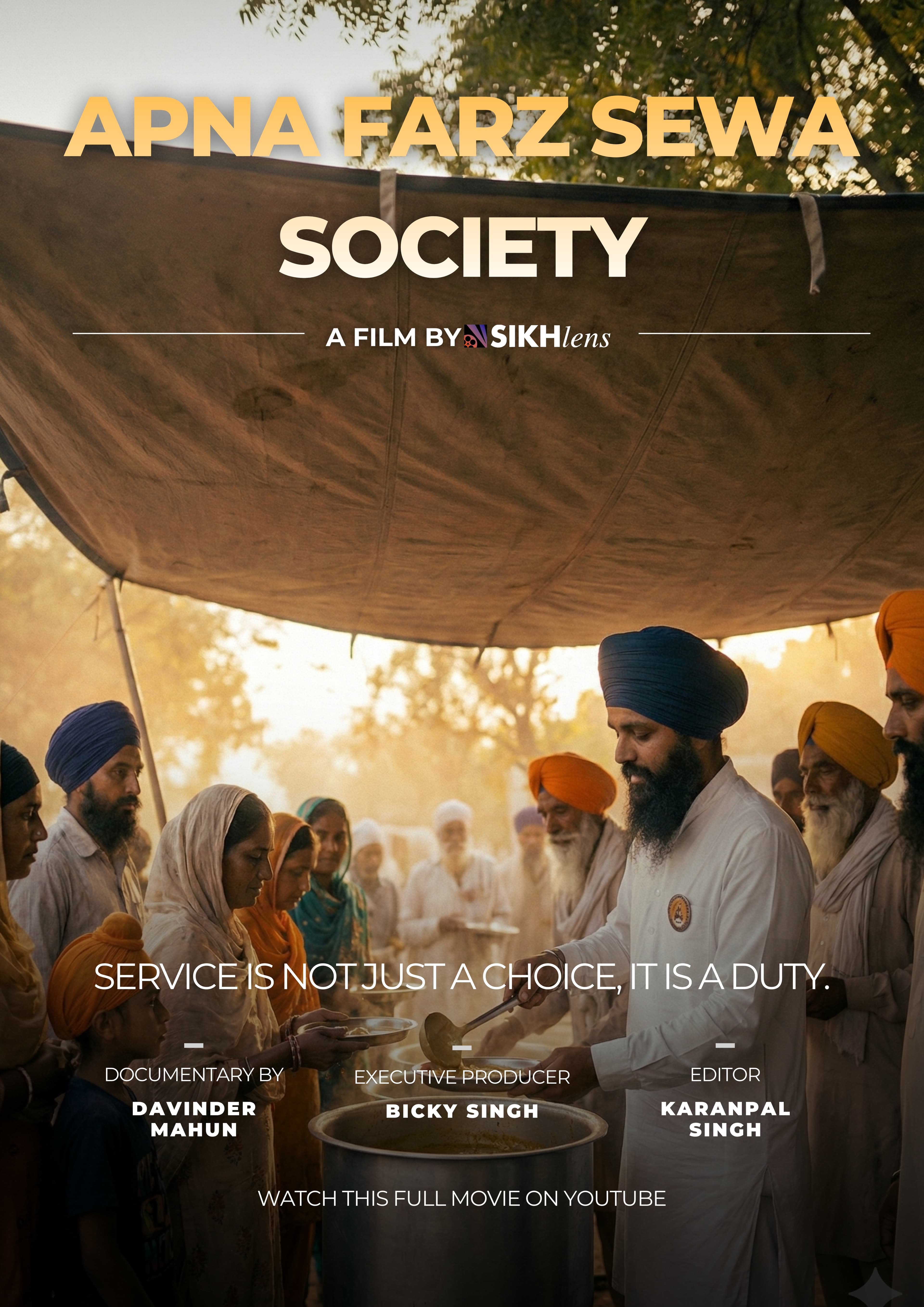 apna farz sewa society poster